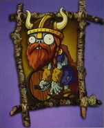 Viking Warrior Zombie in the Plants vs. Zombies 2015 calendar