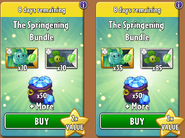 Blover's seed packets in the Springening Bundle