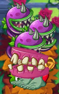 Nibble being used on Three-Headed Chomper