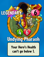 The player receiving Undying Pharaoh from a Premium Pack