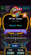 All-Star Zombie's statistics