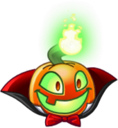 Jack O’ Lantern With Costume (No Background)