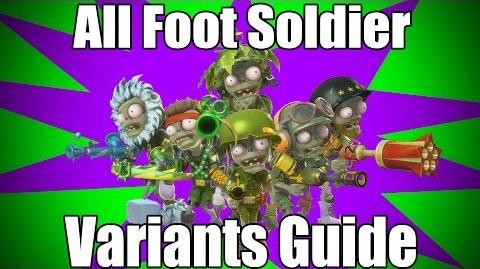 Foot Soldier Zombie variants