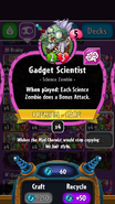 Gadget Scientist's statistics