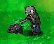 Dog Zombie and its walker that got cut from the game