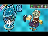 Plants vs Zombies 2 - Frostbite Caves Day 9 -Plants Lvl 1 & No Premium-