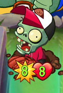 Baseball zombie with the Frenzy trait