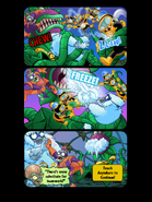 The third and final comic strip when the player finishes the mission