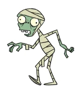 Mummy zombie concept art