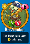 The player receiving Ra Zombie from a Premium Pack