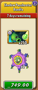 Shadow Peashooter Bundle in the new store