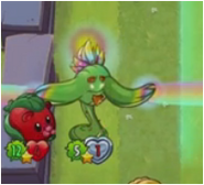 Soul Patch absorbing damage that the plant hero would have taken