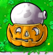 Imitater Fume-shroom in a Pumpkin