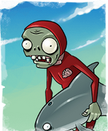 Dolphin Rider Zombie Card