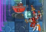 Hovering/Floating Blastronaut Zombie (animated)