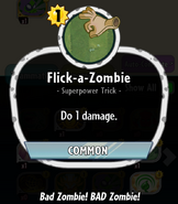 Flick-a-Zombie's statistics