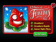Strawburst in an advertisement for the 3rd day of Feastivus 2018