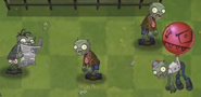 Balloon Zombie with other zombies as seen in the Modern Day Part 1 trailer