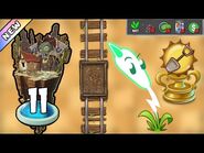 Plants vs Zombies 2 - Wild West Day 11 -Plants Lvl 1 & No Premium-