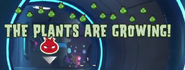 "The Plants Are Growing" message