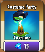 Electrici-tea's costume in the store