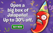 An advertisement for Jalapeno