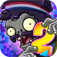 Boombox Zombie on the game's icon from the 4.0.1 update in the international version and 1.9.0 update in the Chinese version