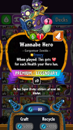 Wannabe Hero's statistics