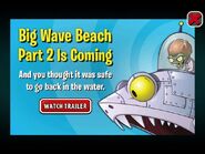 Advertisement for Big Wave Beach Part 2, featuring the Zombot Sharktronic Sub