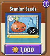 Stunion's seeds in the store (9.7.1)