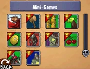 Mini-game page two in the Nintendo DS version