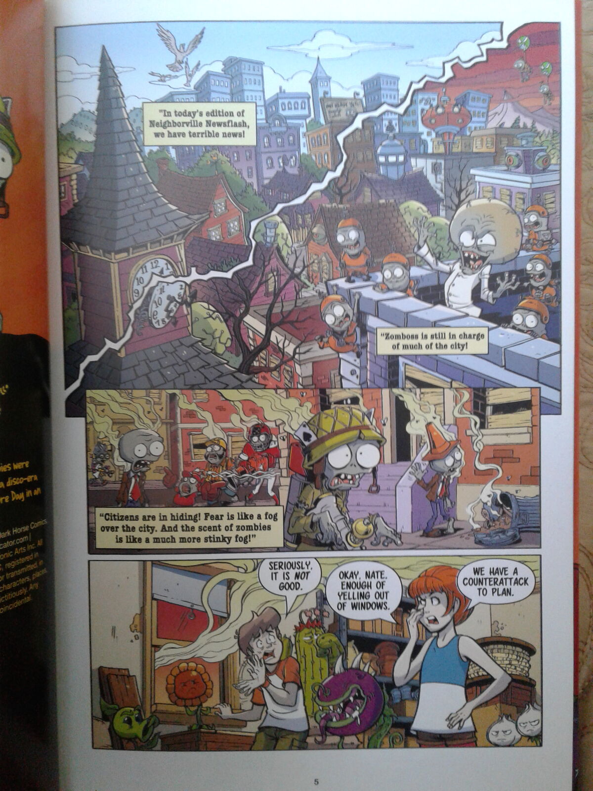 Plants vs. Zombies: Garden Warfare Cómics, novelas gráficas y