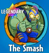 The player receiving The Smash from a Premium Pack