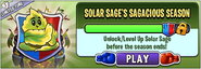 Solar Sage in another advertisement for Solar Sage's Sagacious Season in Arena
