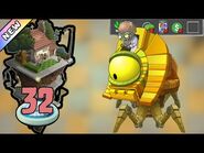 Plants vs Zombies 2 - Modern Day Day 32 -Plants Lvl 1 & No Premium-