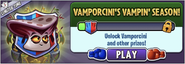 Vamporcini in an advertisement for Vamporcini's Vampin' Season in Arena