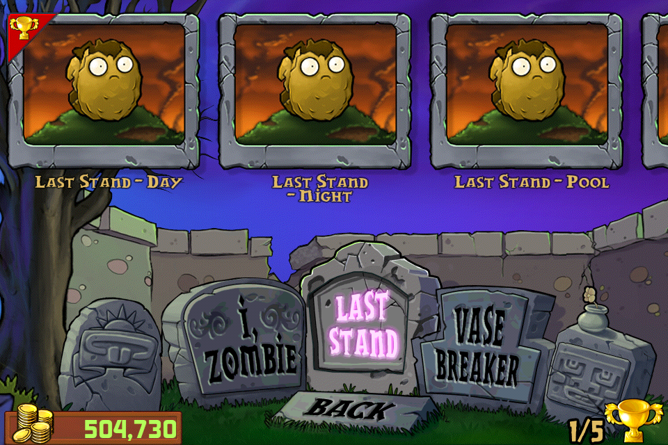 Last Stand (Plants vs. Zombies), Plants vs. Zombies Wiki