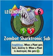 The player receiving Zombot Sharktronic Sub from a Premium Pack (pre 1.6.27)