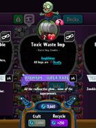 Toxic Waste Imp's statistics