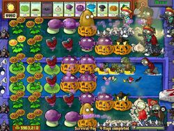 Plants vs. Zombies Mod - Survival Fog (PvZ 1 Cool Mod)