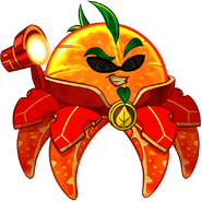 Citron's Heroes appearance as a sticker in Plants vs. Zombies Stickers