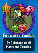 The player receiving Fireworks Zombie from a Premium Pack