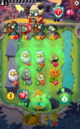 Geyser healing Wall-Knight, Jugger-Nut, Water Chestnut, and two Mirror-Nuts