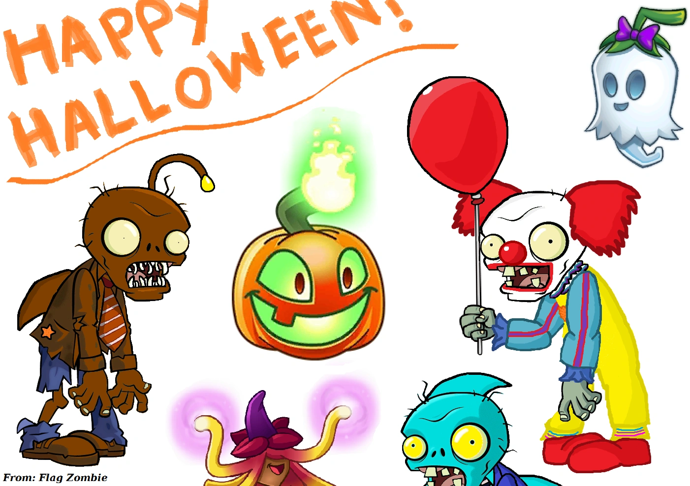 User blog:Flag zombie/Happy Halloween! | Plants vs. Zombies Wiki