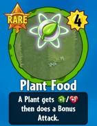 The player receiving Plant Food from a Premium Pack