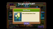 Gold Bloom unlocked