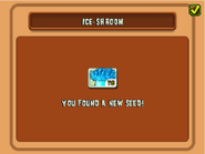 The player receiving Ice-shroom in the Java version