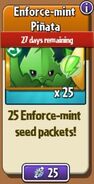 Enforce-mint's seed packets in the store