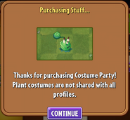 Purchasing Cabbage-pult's Triceratops Horns costume (11.5.1)