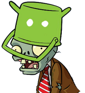 HD Bugdroid Buckethead Zombie